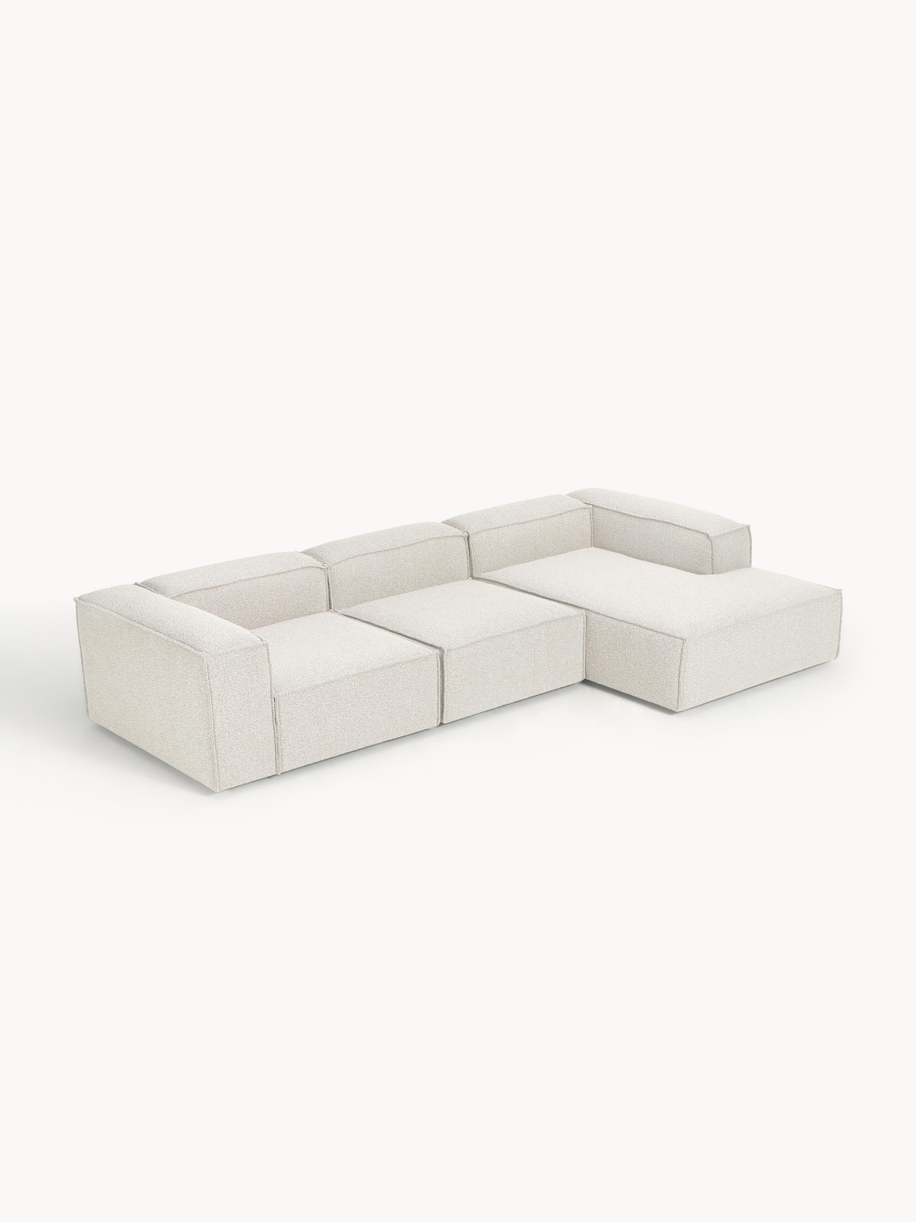 Modulaire bouclé-hoekbank Lennon (4-zits)