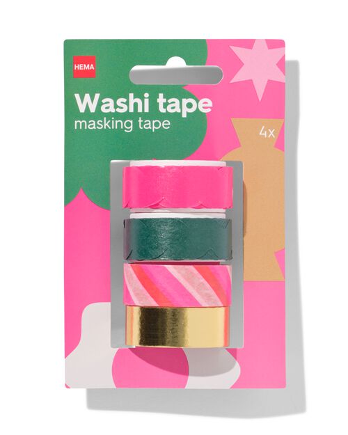4 rubans adhésif washi Noël