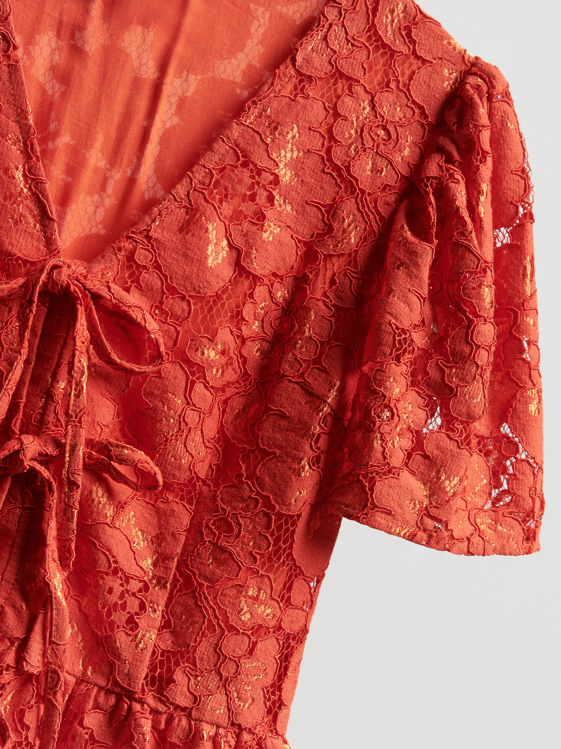 Bluse mit Spitze