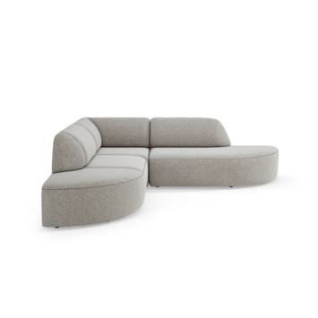 Modulaire bank Lieve hoekdeel midden taupe stof