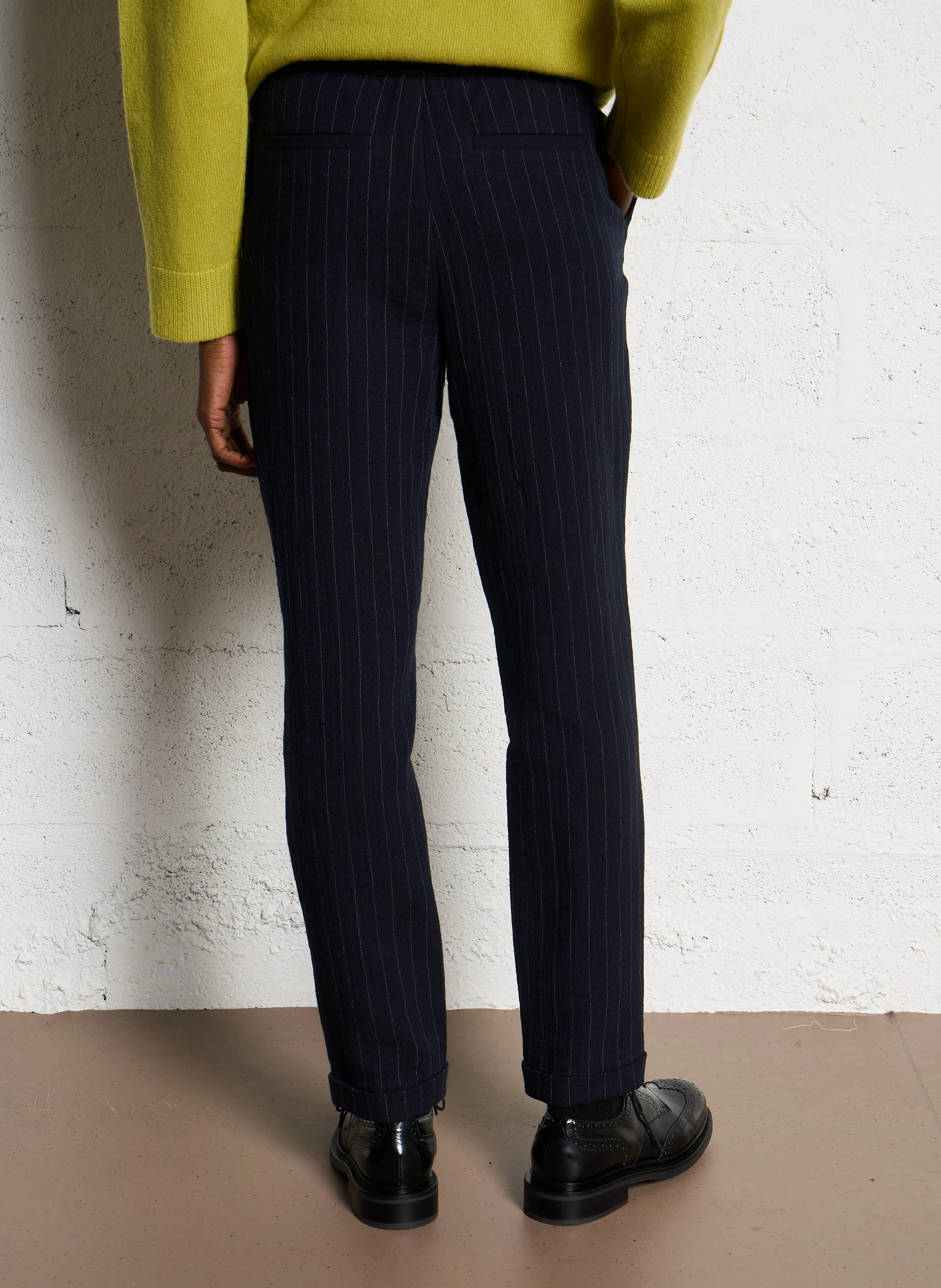 Pull zippé en laine | Vert