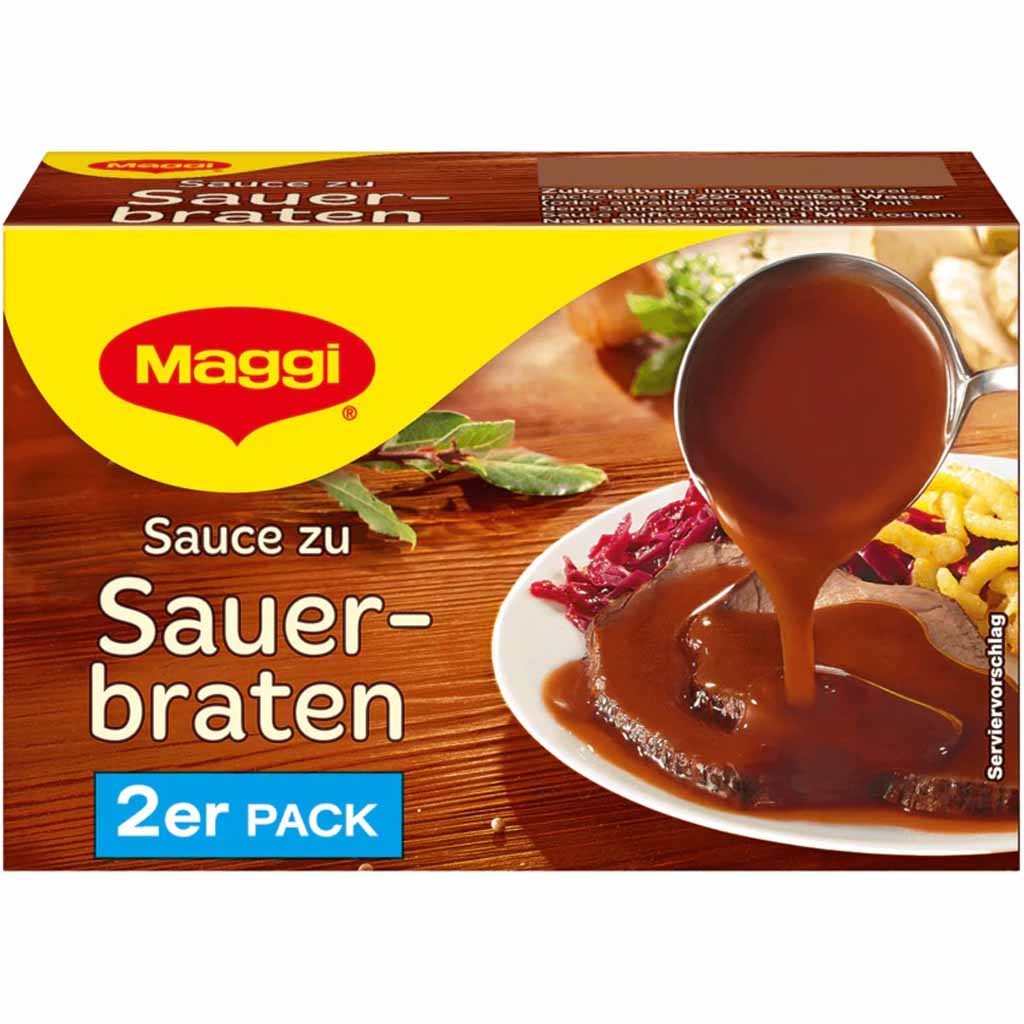 Maggi Sauce zu Sauerbraten 2er Pack für 500ml MHD:30.9.25