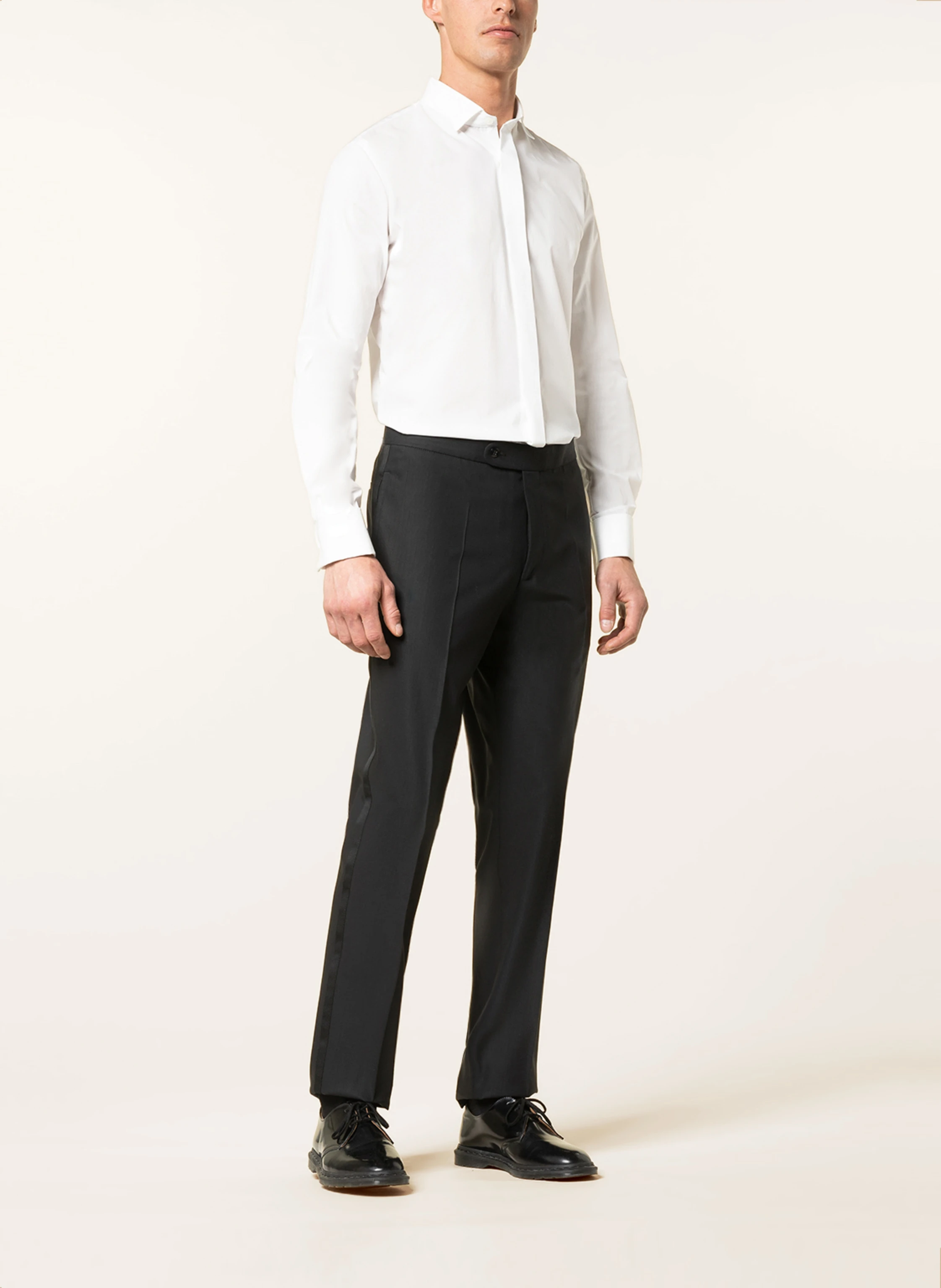WILVORST Smoking-Hemd Body Fit