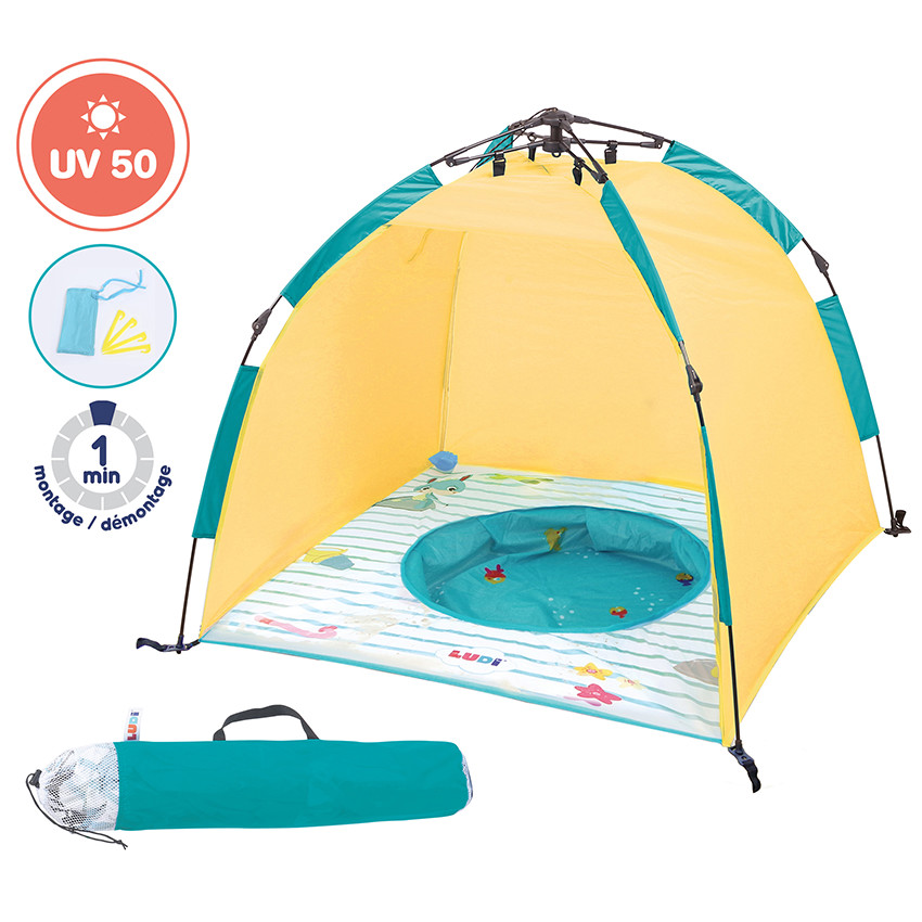 Piscine Minute avec Tente anti-UV