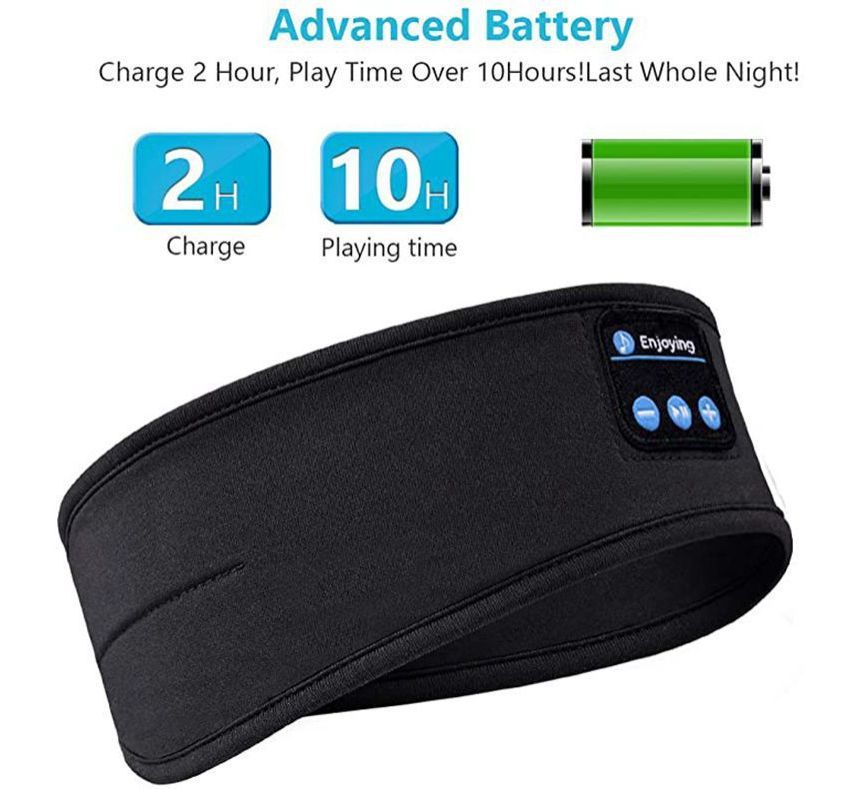 HOMTEC - USB oplaadbare Bluetooth-luidspreker met sporthoofdband