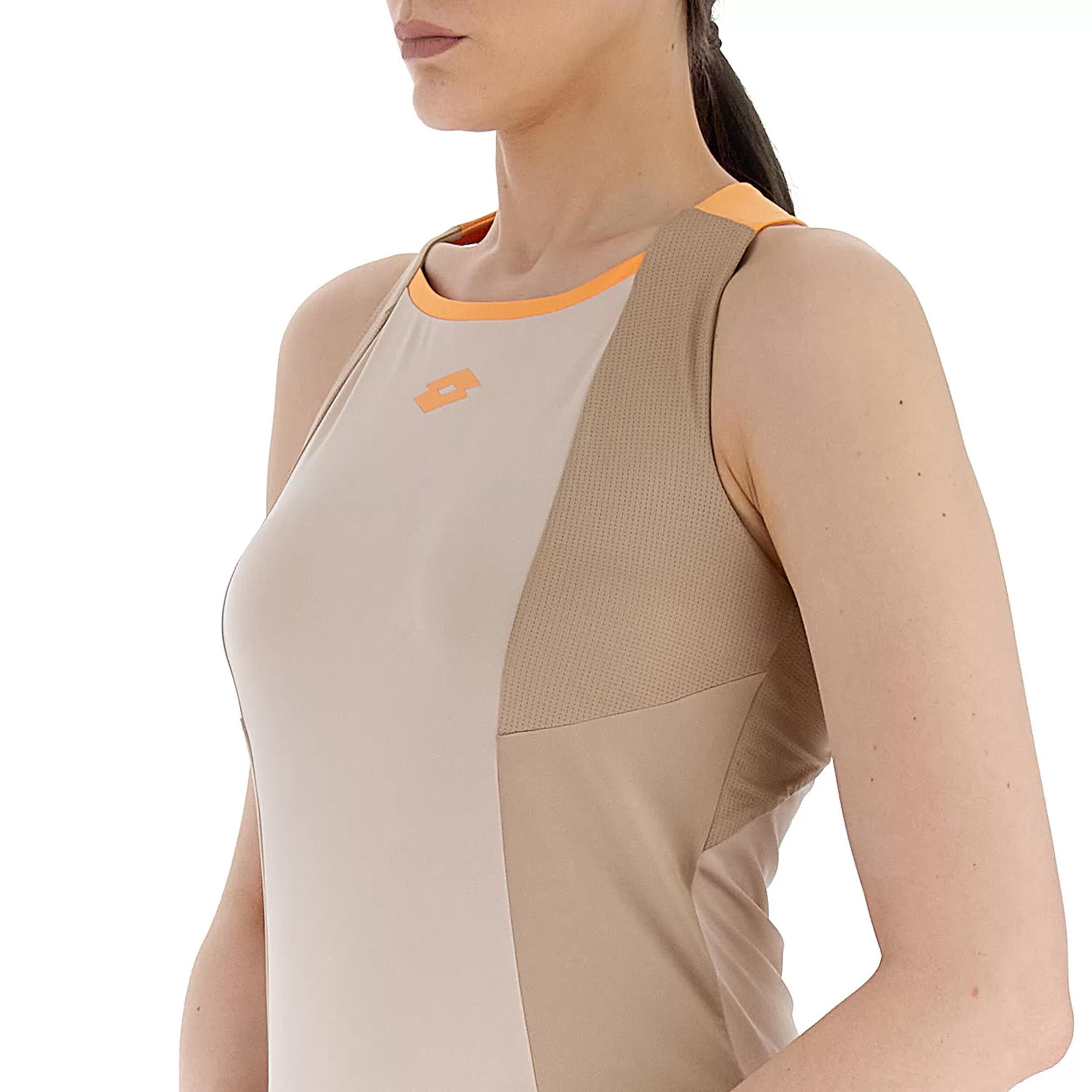 Lotto Tech Débardeur Tank Top Femmes - Crème , Marron