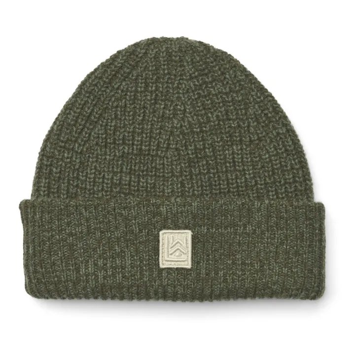 Liewood Bonnet Laine Recyclée Emilio | Vert kaki