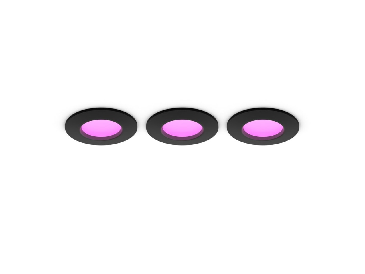 Philips Hue - WACA Slim Downlight S (90mm) EMEA - Sort Multipack