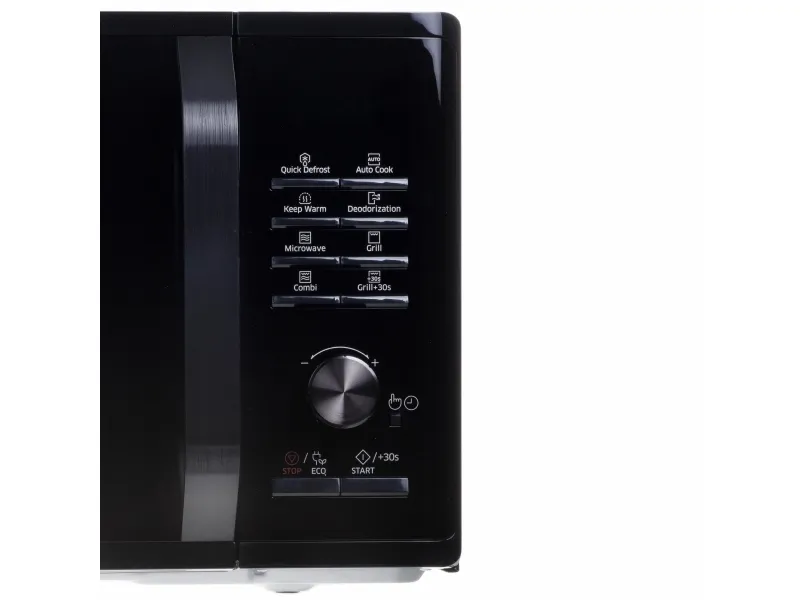 Samsung MG23K3515AK, Bordplade, Grill mikroovn, 23 L, 800 W, Indbygget skærm, LED