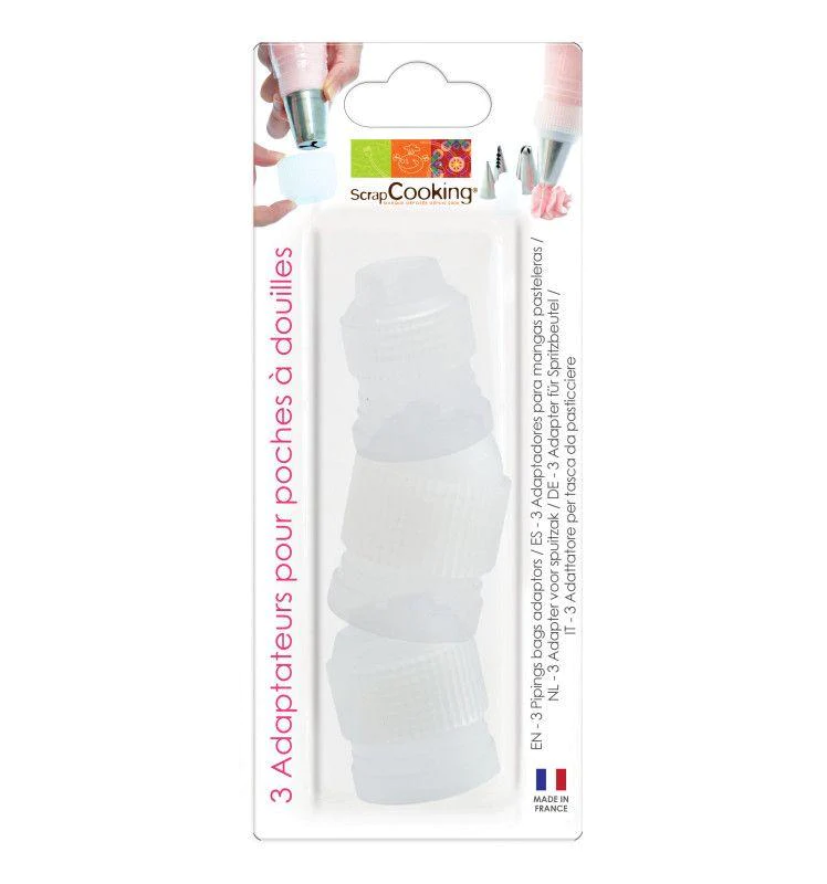 3 adaptateurs multidouilles pâtissières Scrapcooking