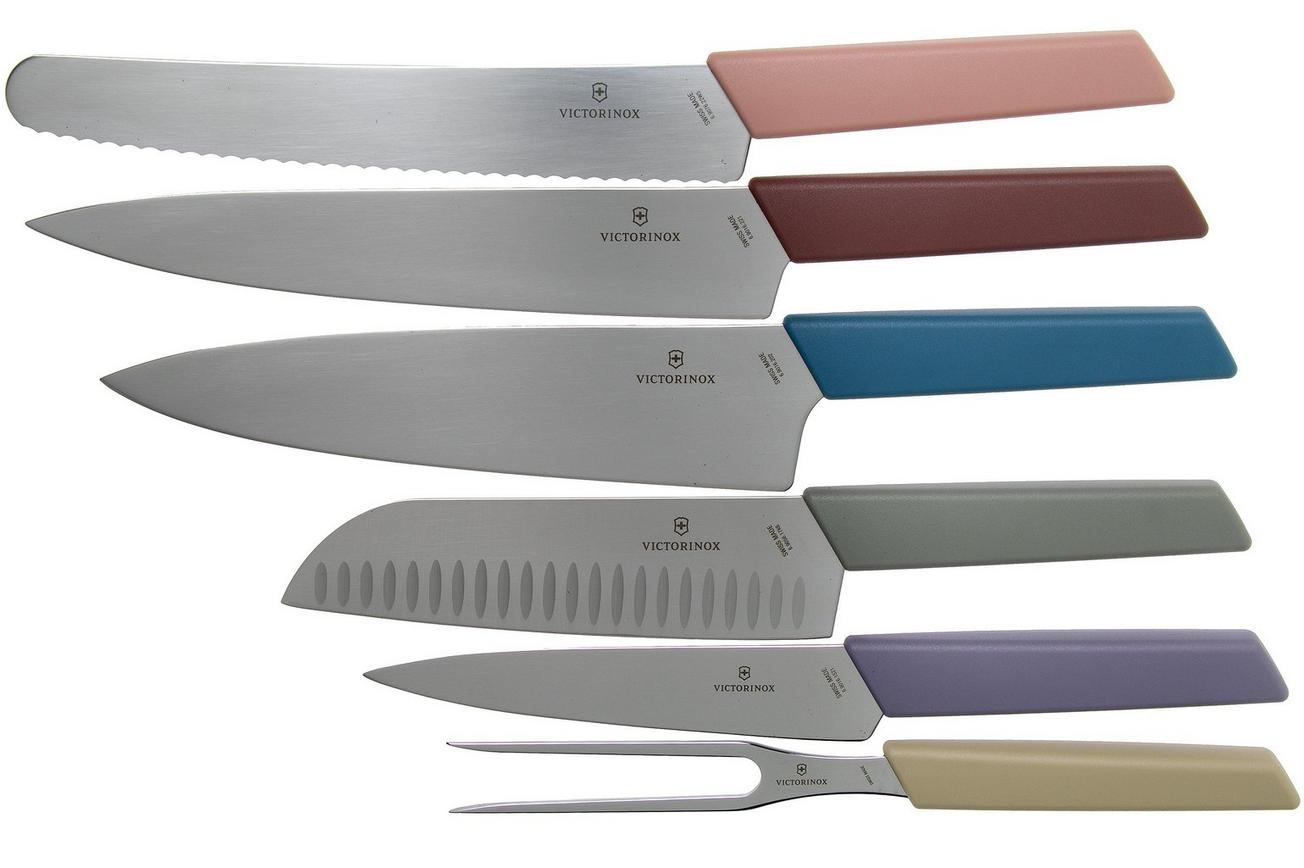 Victorinox Swiss Modern 6-delige messenset gemixte kleuren, 6.7186.66