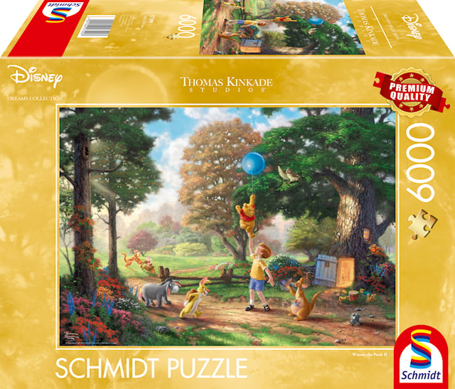 Puslespill Disney Winnie Pooh II 6000 brikker, Schmidt