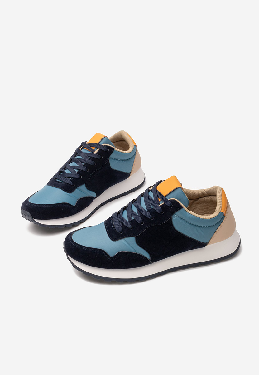 Baskets pour hommes bleus Rexon
