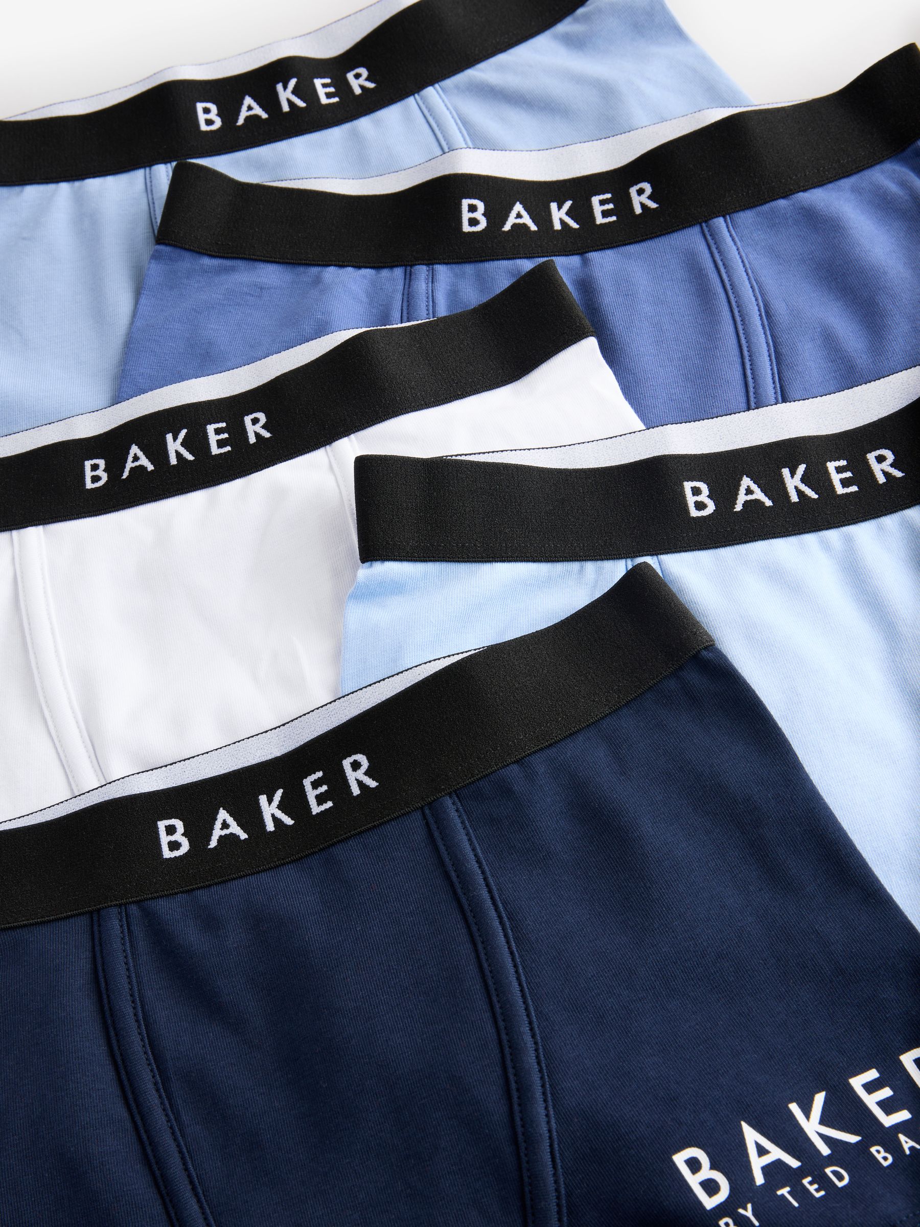 Blauw - Baker by Ted Baker set van 5 boxershorts