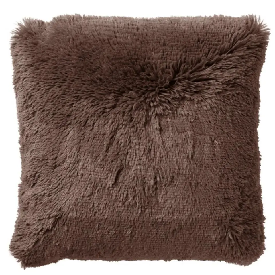 Sierkussen Fluffy - Chocolate Martini - 45x45 cm