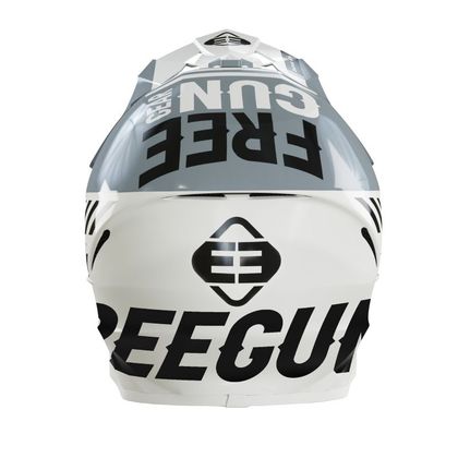 Casque cross Shot by Freegun XP-4 DANGER GREY GLOSSY 2022 - Gris