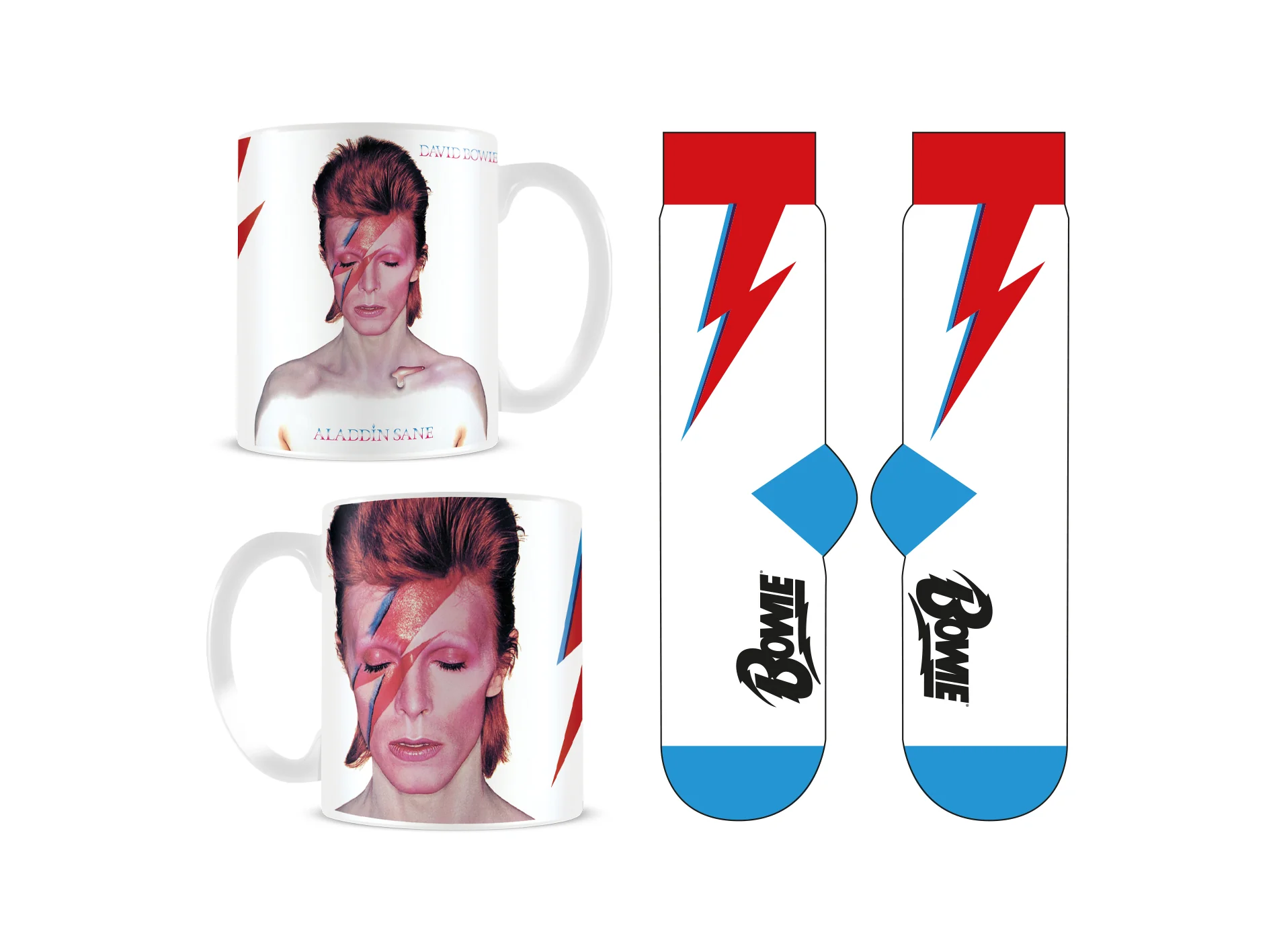 SET CANECA E MEIAS DAVID BOWIE