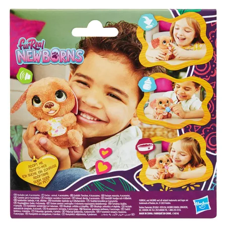 Hasbro furReal Newborns Plüschspielzeug, 1 Stück, 2-fach sortiert
