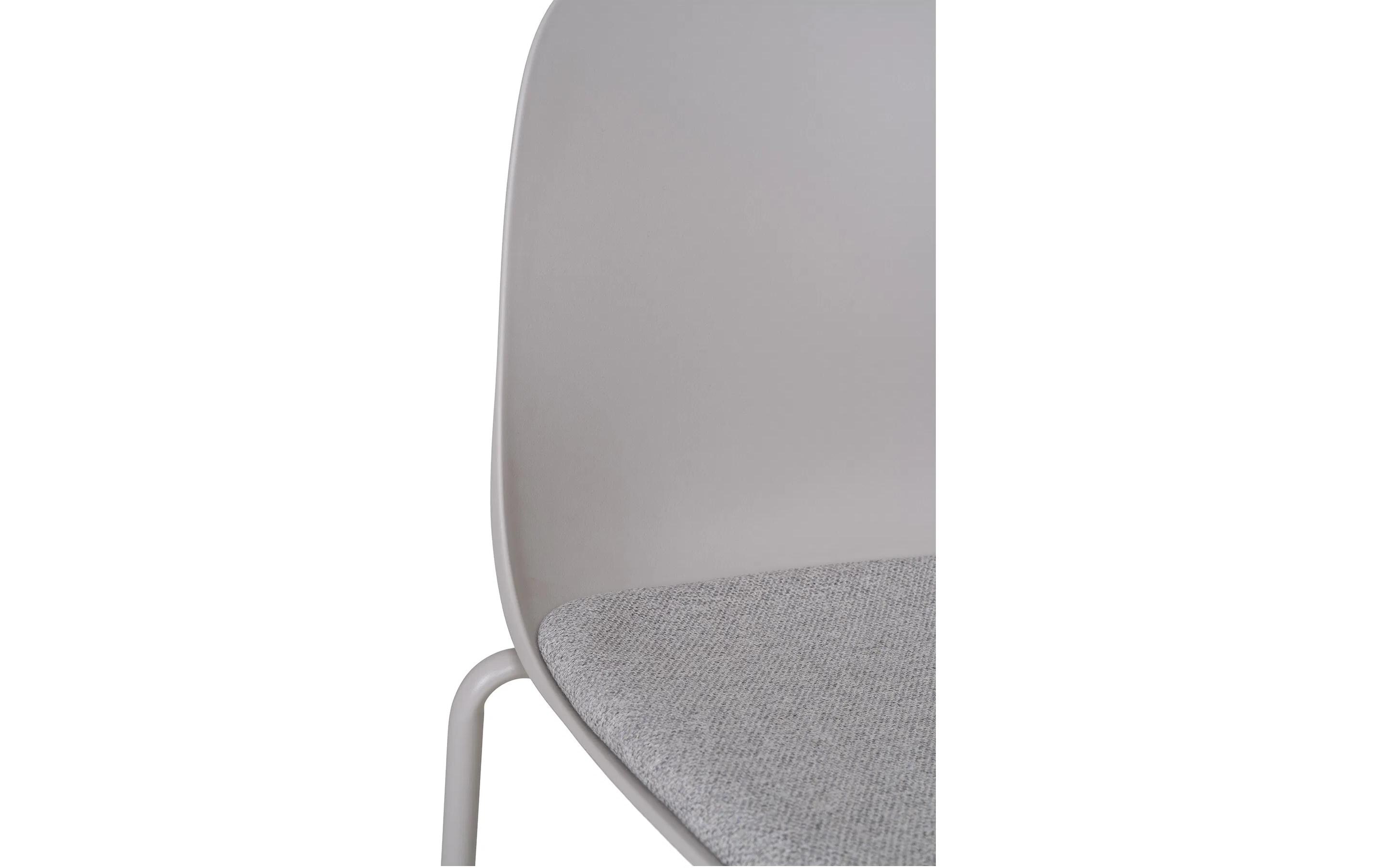 Stuhl Madalena 2 Stück, 85 x 53 cm, Grau<br>Stabile Esszimmerstühle