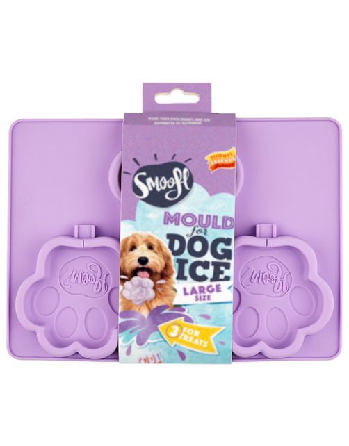 Smoofl Honden Ijsvorm - Hondensnacks - Paars L