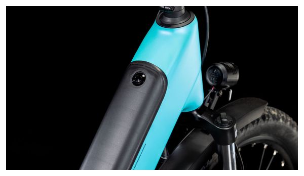 VTC Électrique Cube Nuride Hybrid Performance 625 Allroad Easy Entry Shimano Cues 9V 625 Wh 29'' Bleu Swimming Pool 2025