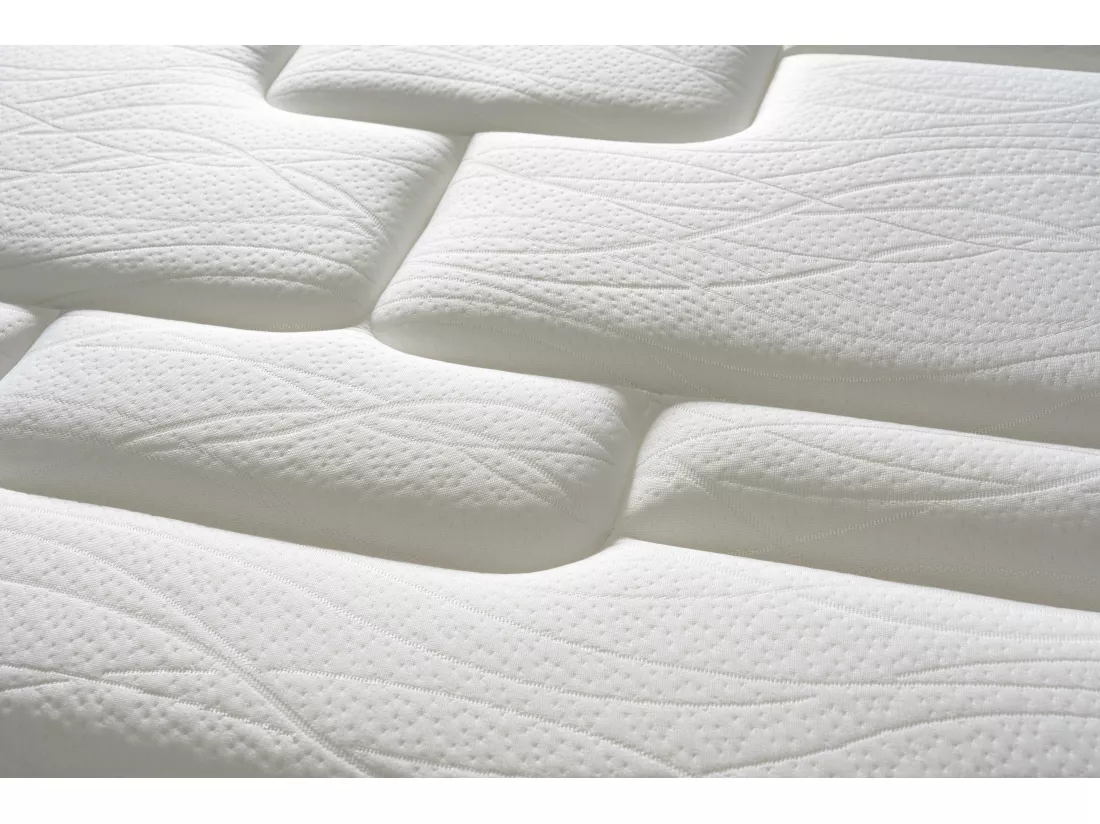 Matelas Mousse 180x200 Viena - Ferme - Réversible - Côté Été/hiver - H23 Cm