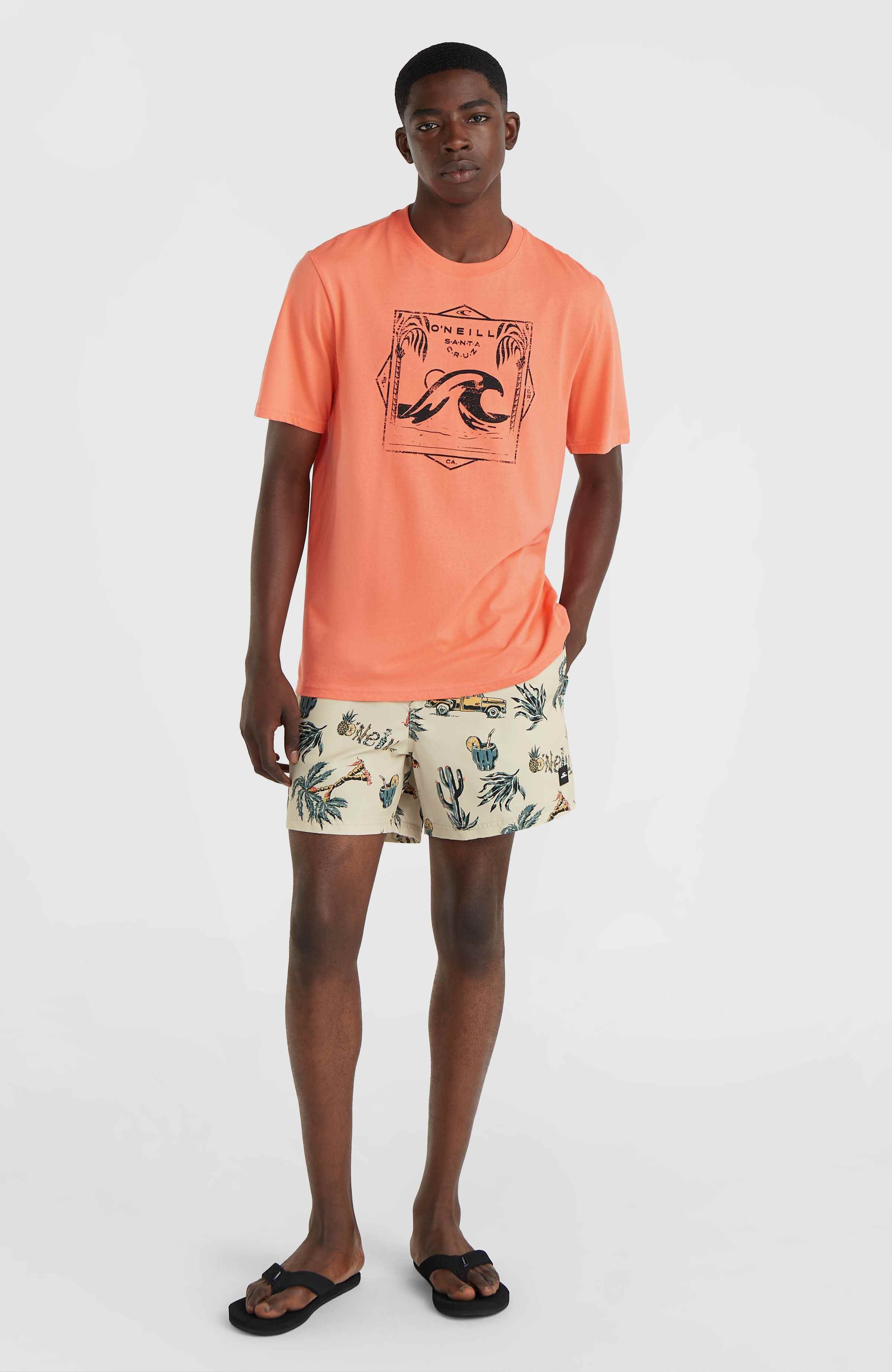 Mix and Match Cali Print 15'' zwembroek O`Neill Beige