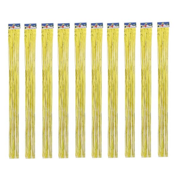 Balloon Tail Gold Glitter Metallic 10-Pack Glitter Drapery