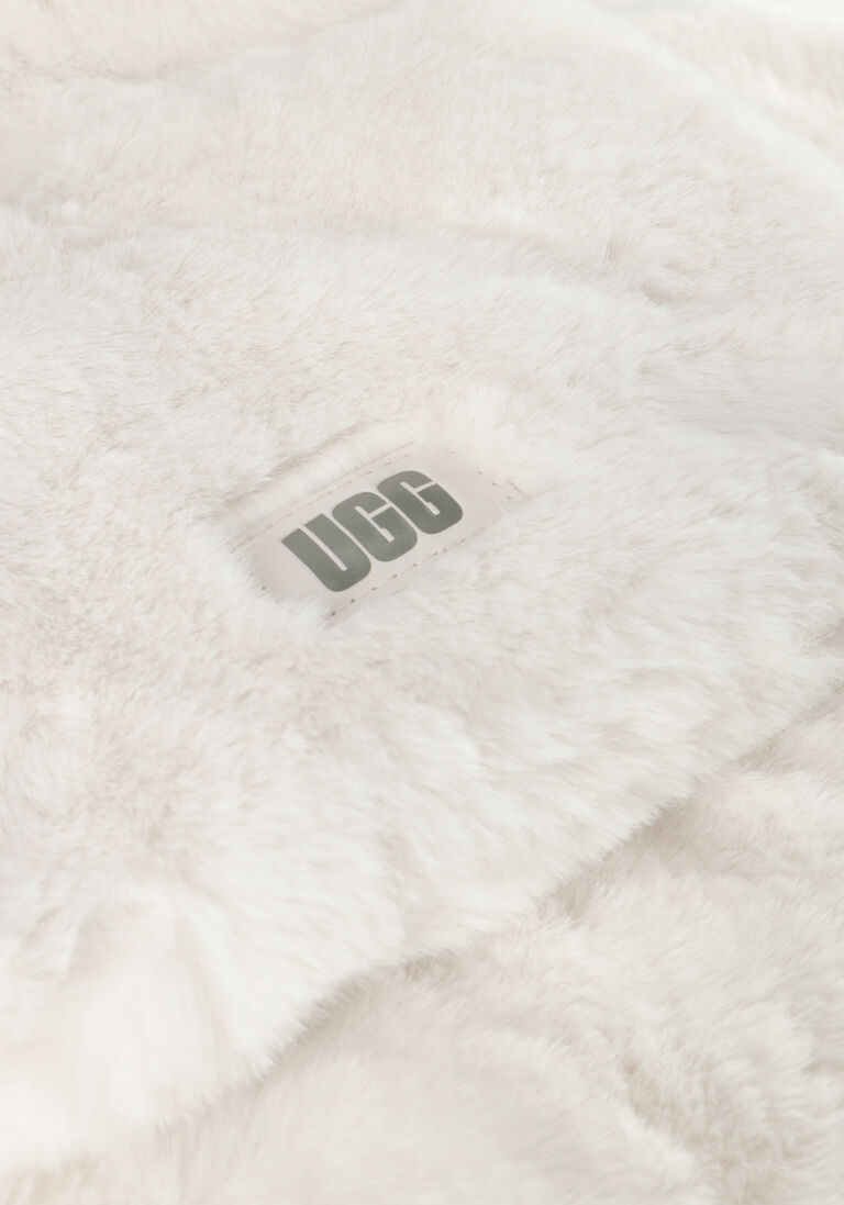 UGG witte ugg sjaal faux fur pull thru scarf