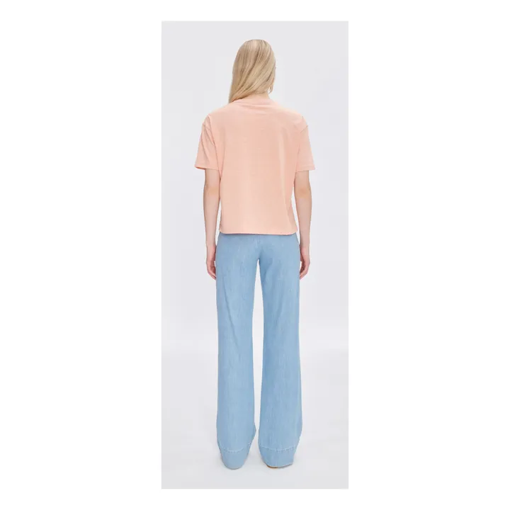 A.P.C. T-shirt New Ava Coton Bio | Rose pêche
