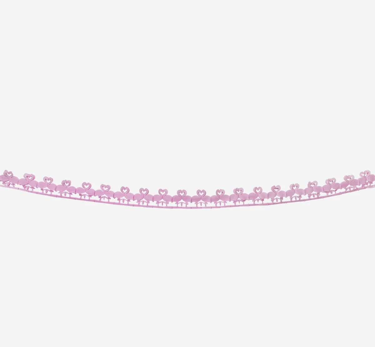 Flamingo-guirlande af papir. 300 cm