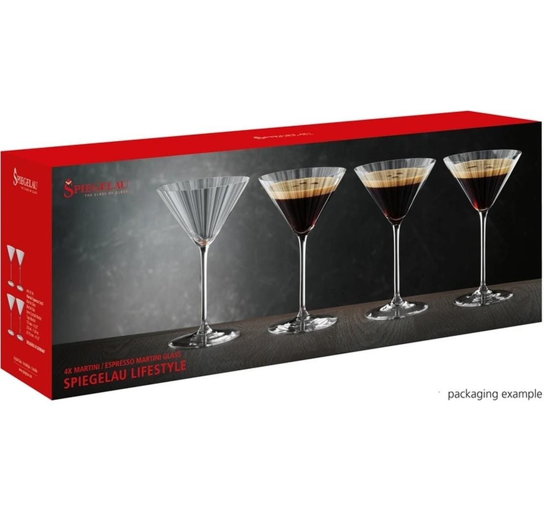 Cocktailglas LifeStyle 220 ml, 4 Stück, TransparentElegantes und klares Martini-Glas-Set