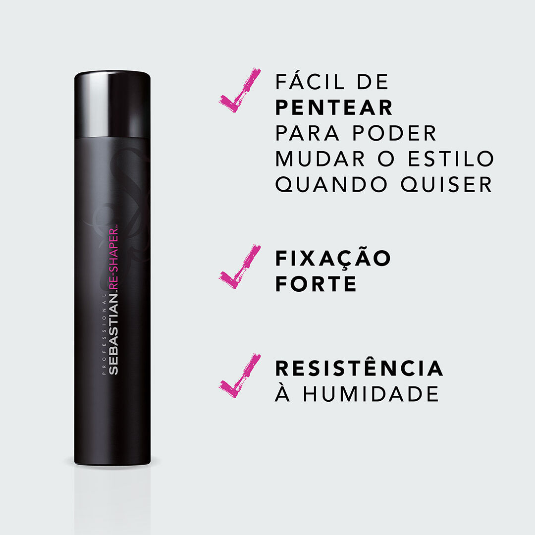 SEBASTIAN Styling Re-Shaper Spray c/ fixação forte - 400ml