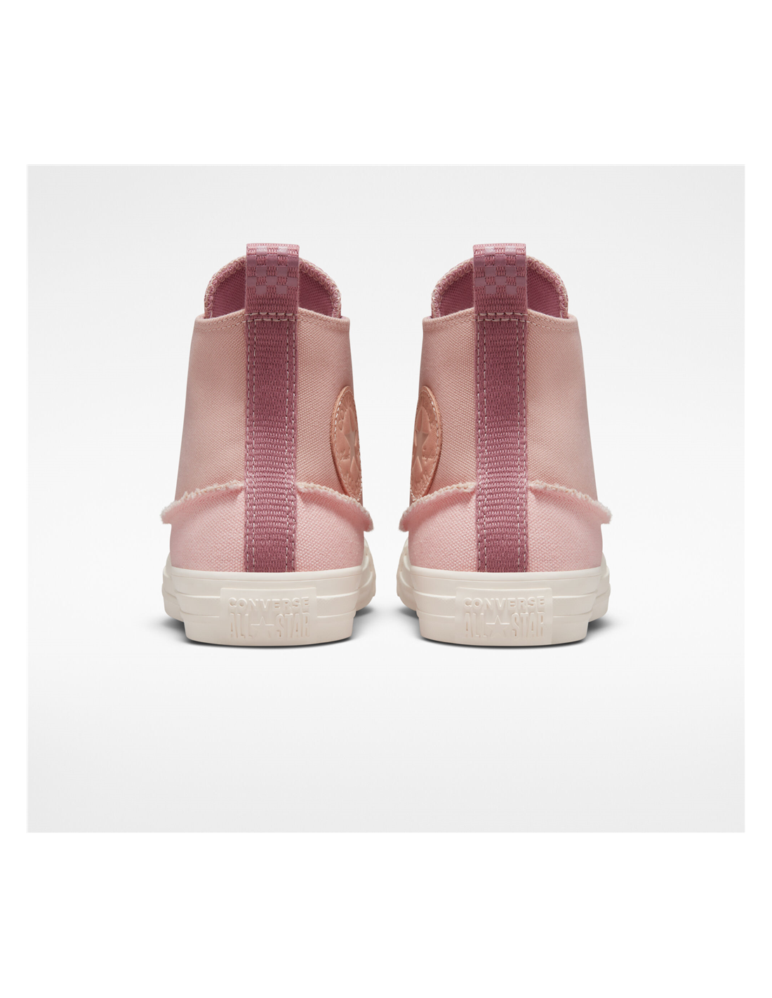 converse sneakers montantes femme All Star Hi Crafted Canvas rose vintage