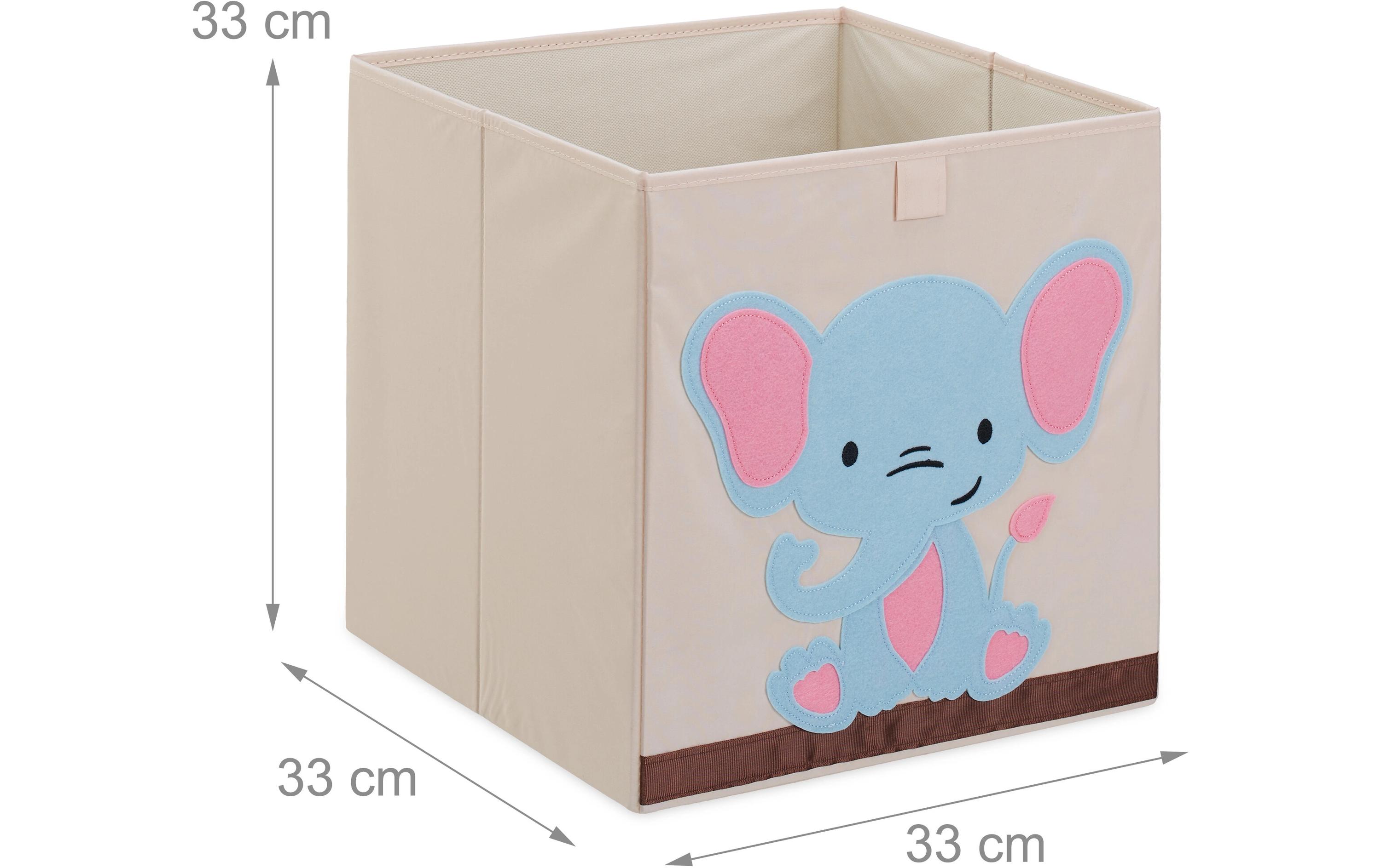 Spielzeugbox ElefantFaltbare Aufbewahrungsbox für das Kinderzimmer
