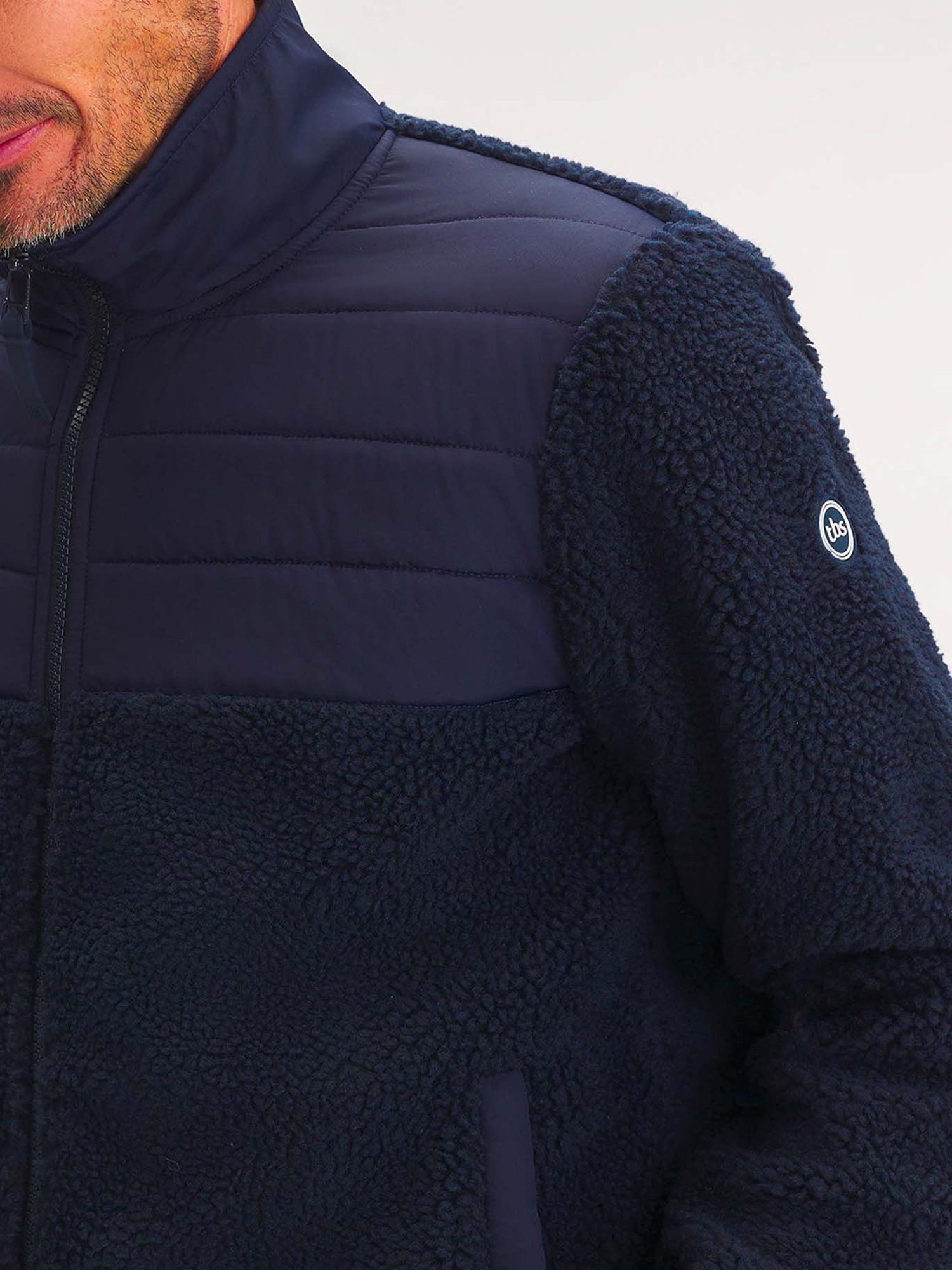 Polaire Homme Manches Longues Sherpa Marine