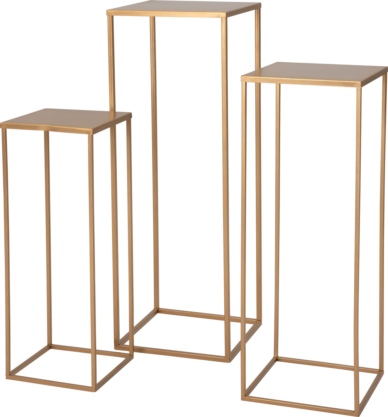 Intratuin Guido plantentafel koper 22 x 22 x 60 cm