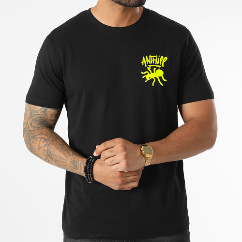 Tee Shirt Ant Noir Jaune Fluo