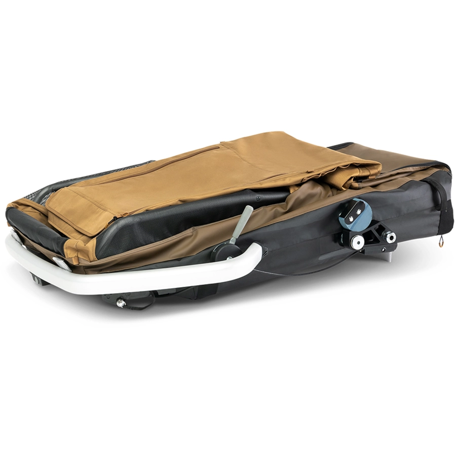 CROOZER Hundefahrradanhänger Dog Tammo Sundown yellow