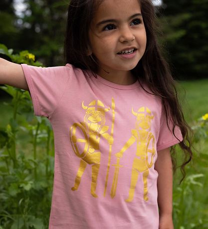 Danef? T-Shirt - Danebasic - Soft Rose DouBlå Trouble