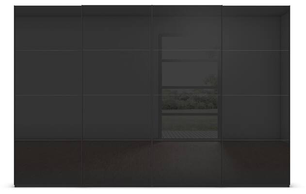 Kledingkast Finca Glans Glas