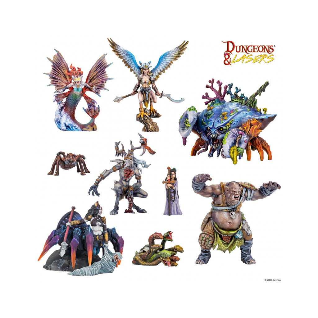 Dungeons & Lasers - Décors - Fantasy Miniatures Set