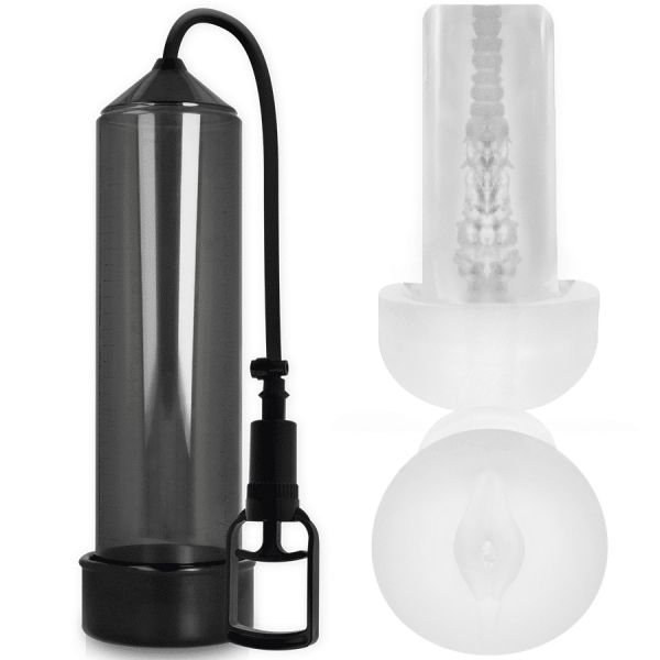 Pump Addicted Rx7 Preto com Masturbador
