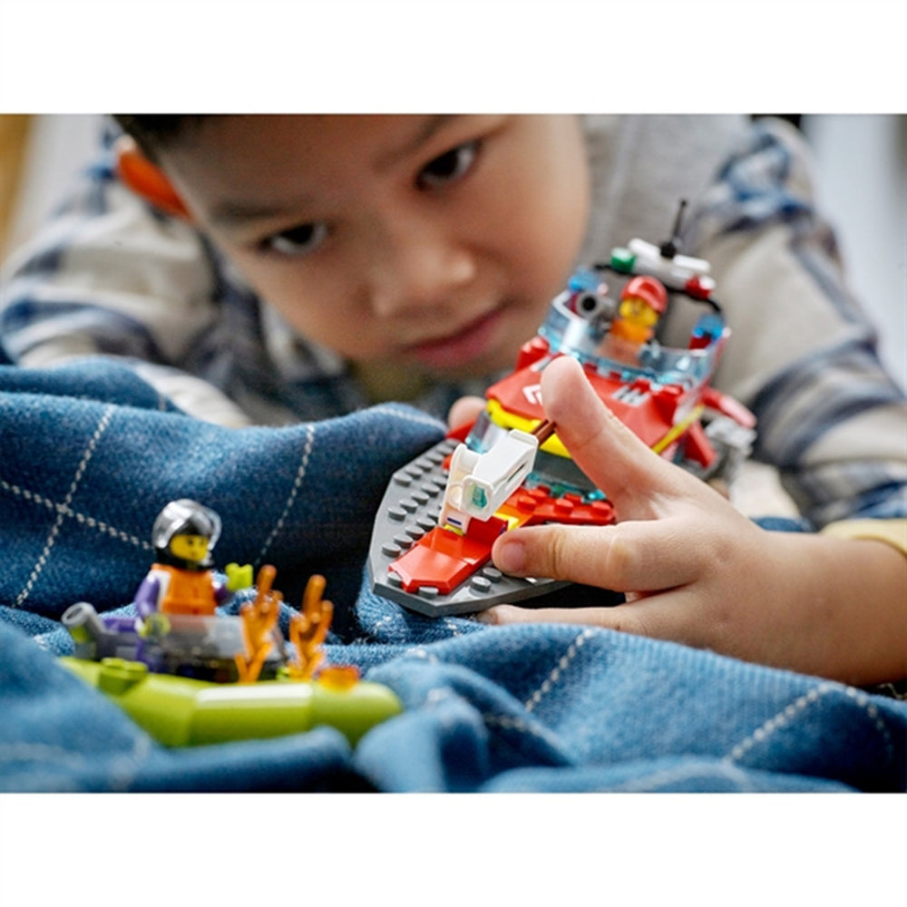 City Brandvæsnets Redningsbåd - LEGO® → Luksusbaby.dk