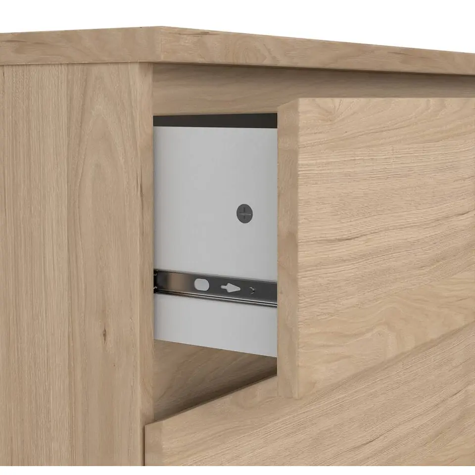 Ladekast Naia 3 lades - eikenkleur - 70,1x77x50 cm