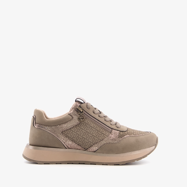 Tamaris dames sneakers met glimmende details