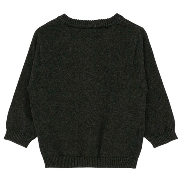 Baby Dark Grey Melange Clyde Cardigan NOOS