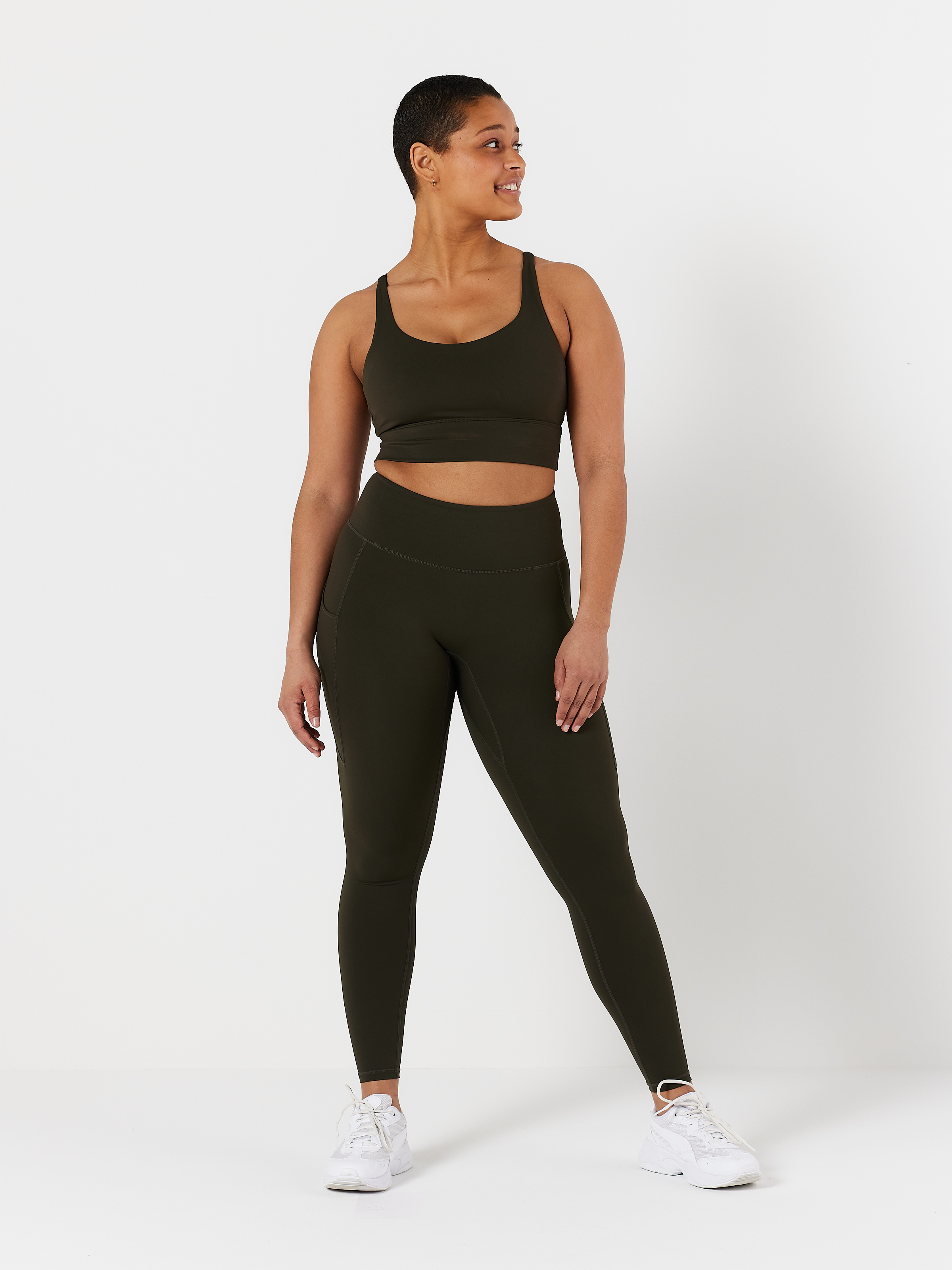 Eyda Cindy Sports Bra Dark Olive