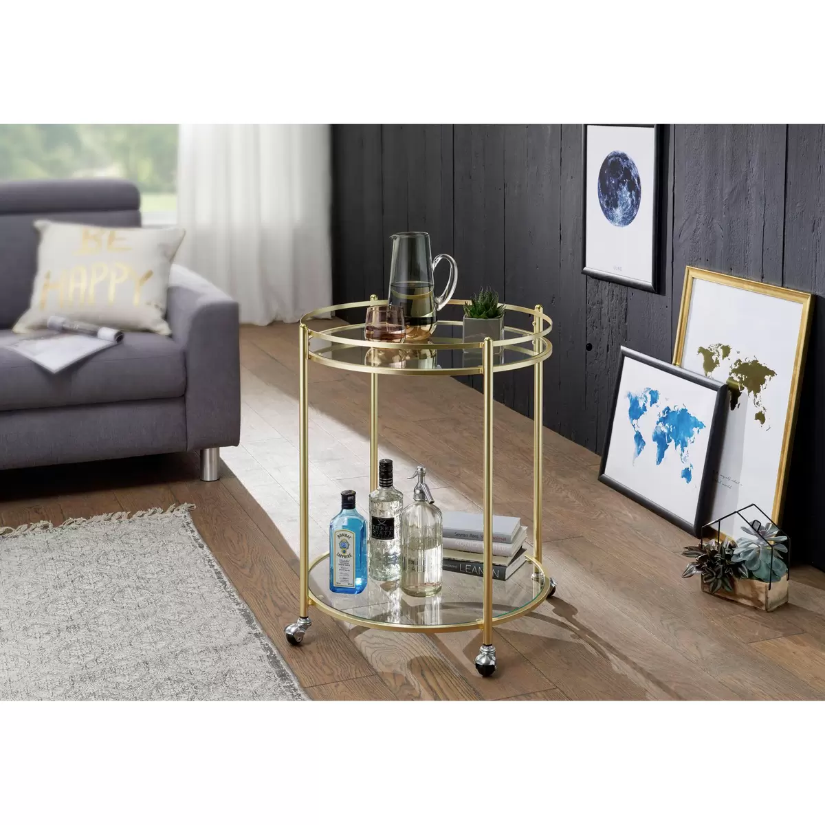 Servierwagen Niort Gold