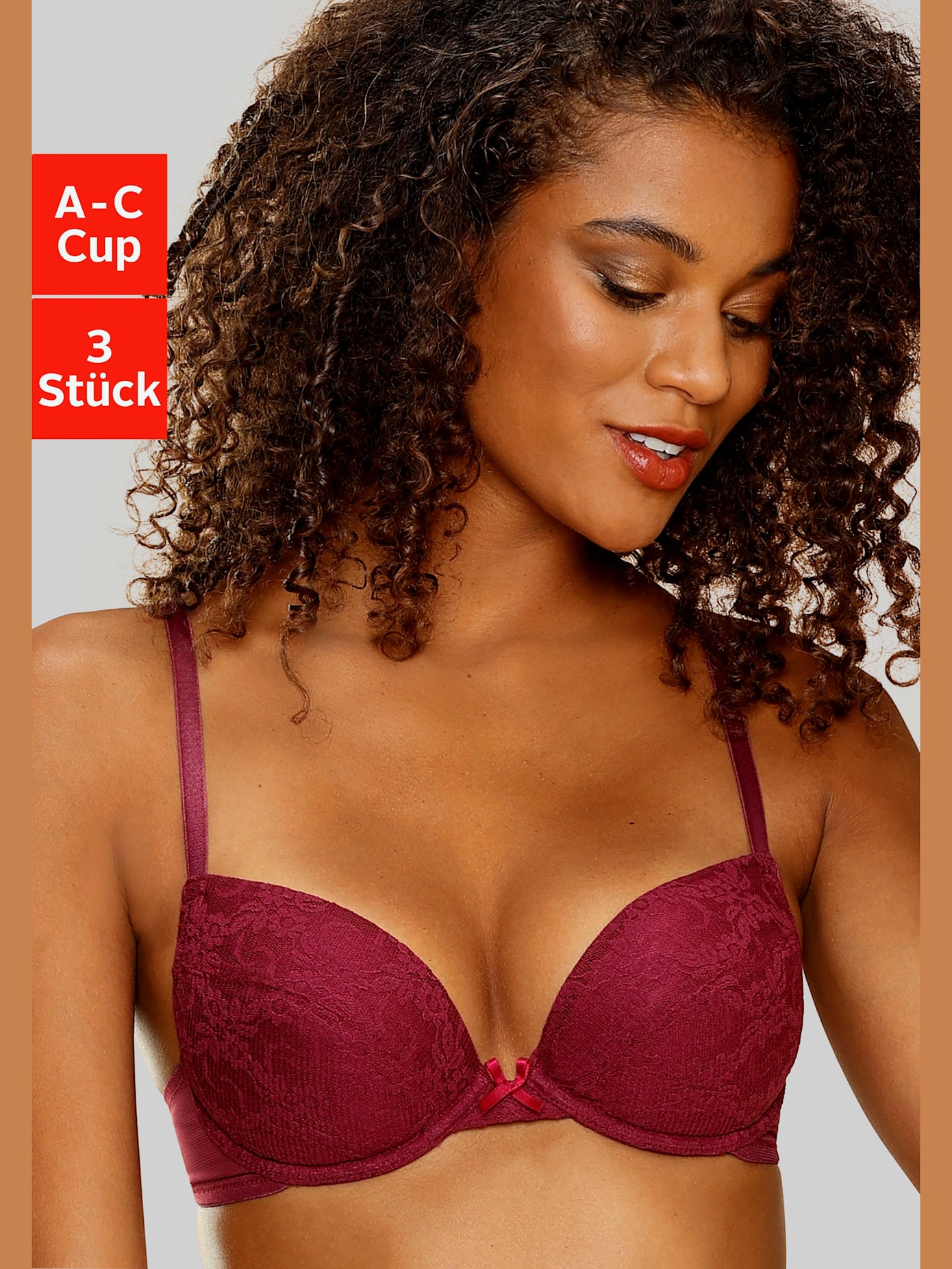 Soutien-gorge push-up soutiens-gorge avec coussinets push-up amovibles pour plus de volume